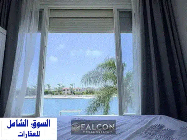 بالقرب من ابراج  العلمين _صف اول لاجون _عائد ايجاري بالدولار _ شاليه للبيع في مارينا 8 الساحل الشمالي _ دقايق من الي مراسي & الحي اللاتيني 2