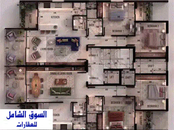 New Apartment for Sale Jdayde  25 1 st payment  36 months payments  Apartments u0026 Villas For Sale 2