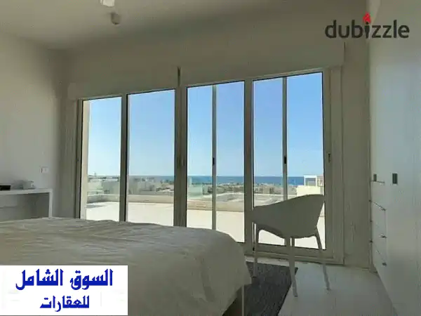 شالية 150 متر بجاردن متشطب بالكامل استلام فوري للبيع بفيو مميزعلي البحر في لافيستا باي بالساحل الشمالي