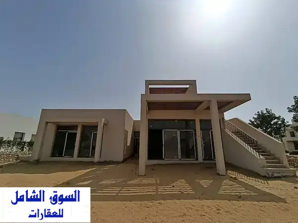 فيلا استلام فوري بكمبوند او ويست  لوكيشن مميزفيو لاند سكيب