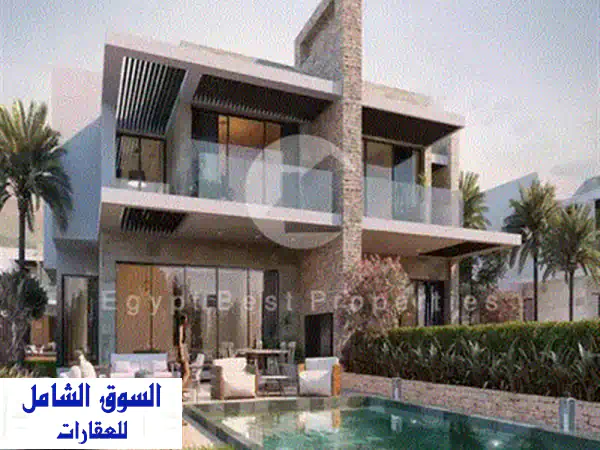 شاليه 70 م لاجون في سيلفر ووك أورا بمقدم 5  وقسط 8 سنين 3