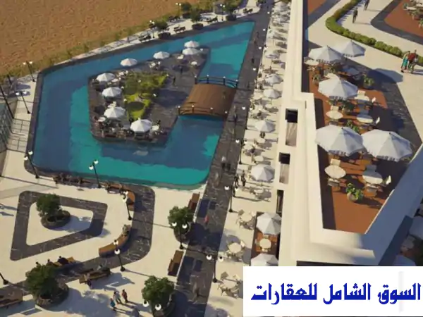 امتلك محلك التجاري 130 متر على البنزينة مباشرة في أضخم مول تجاري العين السخنة تقسيط للبيع بلو هب الجلالة