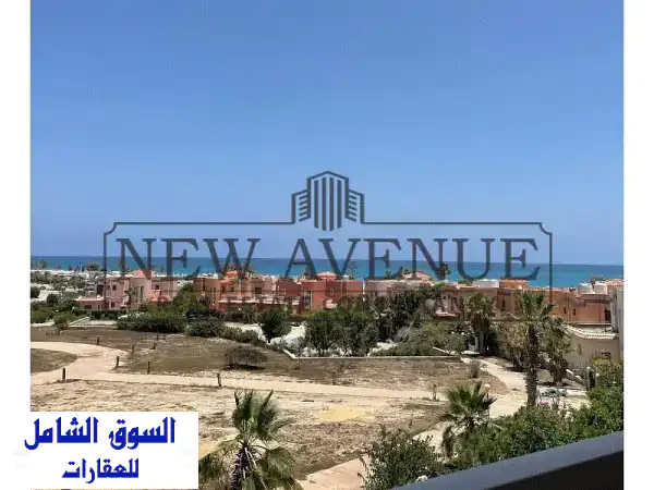 للبيع شالية  صف ثاني من البحر بحري و مفروش بالكامل  في غزالة باي الساحل الشمالي Ghazala Bay North Coast