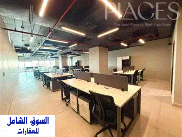 مكتب اداري مفروش  للايجار في مبني Enawalks 1,030 SQM 3