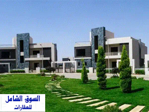 فيلا استلام فوري بكمبوند الكارما 4 بالشيخ زايد لوكيشن مميزفيو لاند سكيب 3