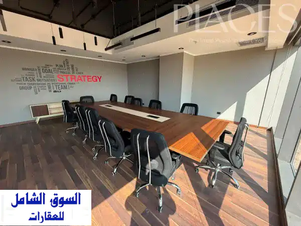 مكتب اداري مفروش  للايجار في مبني Enawalks 1,030 SQM