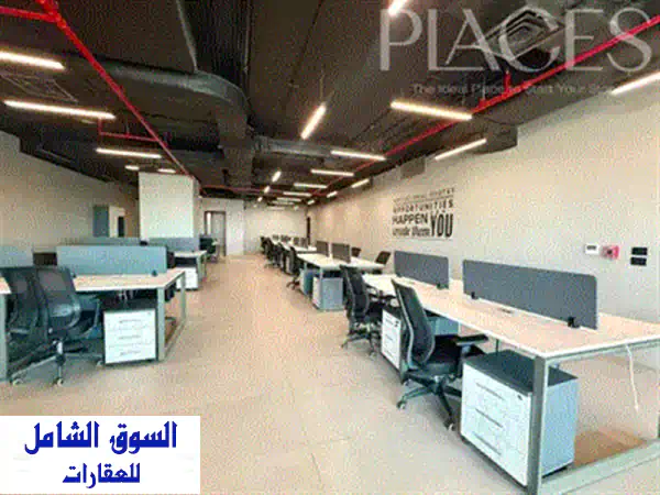 مكتب اداري مفروش  للايجار في مبني Enawalks 1,030 SQM 4
