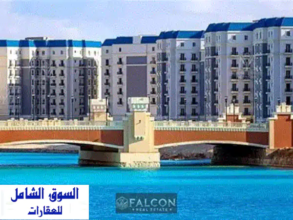 استلم فوري بحري دايركت لاجون  شقة متشطبة 174 م للبيع في الحي اللاتيني العلمين الساحل الشمالي قبل مارينا 7 ومراسي Latin Alamein North Coast 4