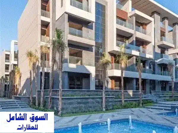 استلام فوري !! نص تشطيب شقه للبيع امام الحامعه مباشر دور متكرر وفيو خيالي vip لوكيشن 171 م 3 غرف 3 حمام فيو بوول & لاند سكيب بجوار ماونتن فيوميفيدا 4