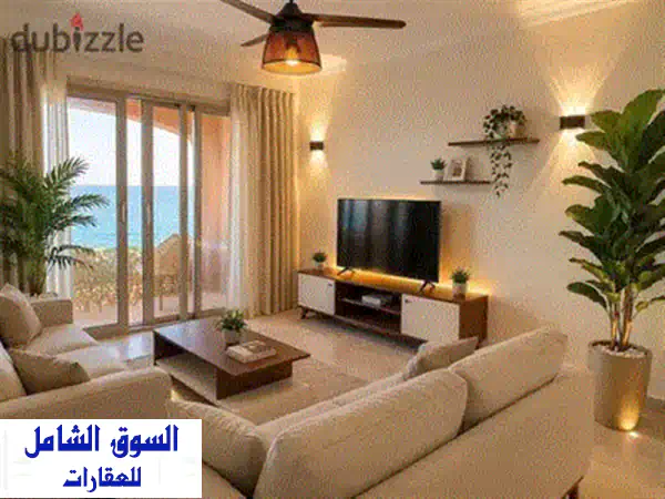 استلم شاليه متشطب شايف بحر للبيع في تلال سول الساحل الشمالي 2