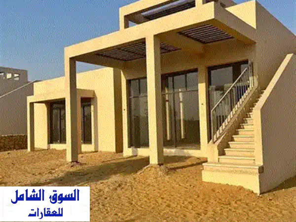 فيلا استلام فوري بكمبوند او ويست  لوكيشن مميزفيو لاند سكيب 2
