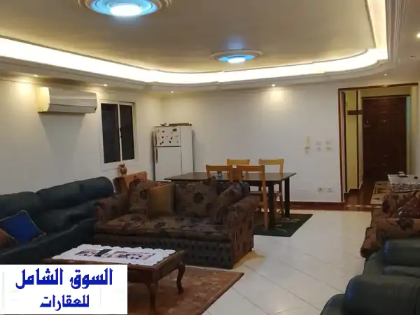 شقة 180 م مفروشة مكيفة للإيجار السنوى عالشارع جمال...