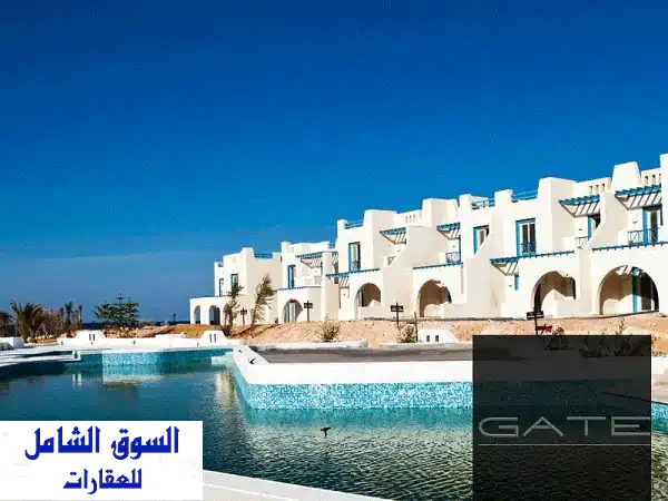 ريسيل  أقل سعر شاليه أرضي 2 غرفة نوم للبيع في ماونتن فيو رأس الحكمة – إطلالة مباشرة على حمام السباحة