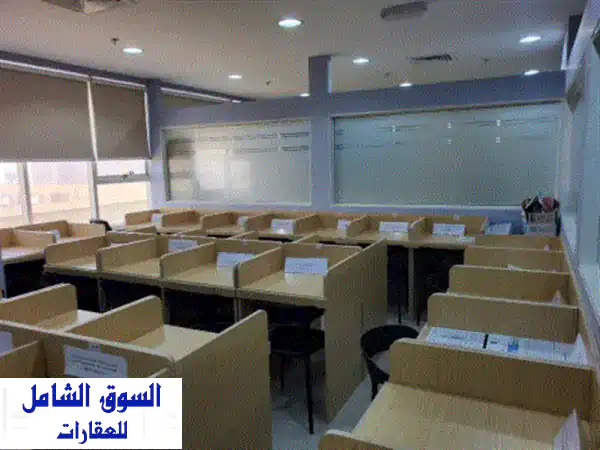 يوجد مكاتب بارتشن ومكاتب اعتبارية للإيجار،...