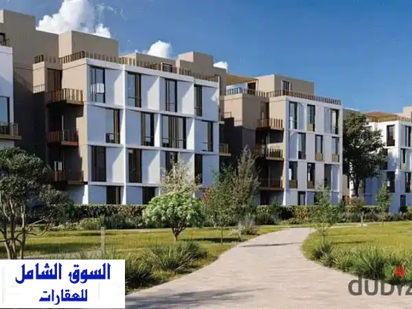شقه لقطه استلام فوري بفيو مفتوح علي لاند سكيب في الشيخ زايد من سوديك بجانب اليجريا