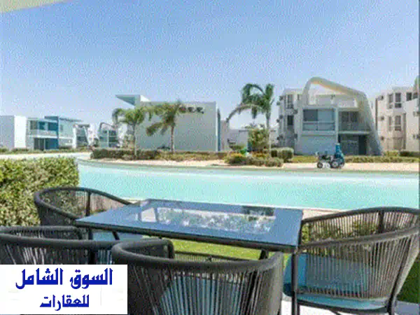 شالييه سى فييو متشطب بالكامل  برايم لوكيشين فى راس الحكمه  الكيلو 211  امام  Hacienda West . 2