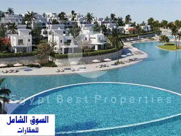 شاليه 3 غرف نوم للبيع فى موقع مميز باطلاله لاجون مميزه  باقساط طويله تصل 10 سنين  بافضل تقسيمه فى جون فى سوديك فى راس الحكمه فى الساحل الشمالى 3