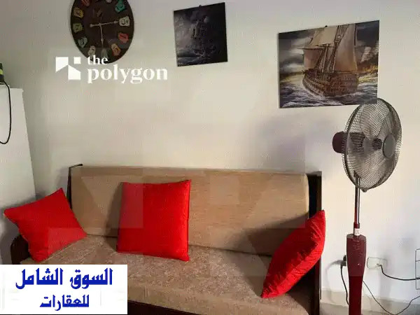 شاليه ارضي بجاردن  متشطب مفروش بالآجهزة بيع في امواج ١٠٨ متر ٢ غرف نوم