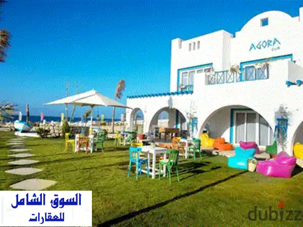 شاليه متشطب بالكامل للبيع برايم لوكيشين الكيلو 200  ماونتن فييو راس الحكمه 2