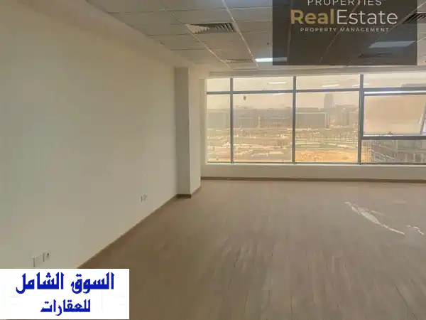 مكتب للإيجار  الحي المالي  مباشر على الحديقة الرئاسية