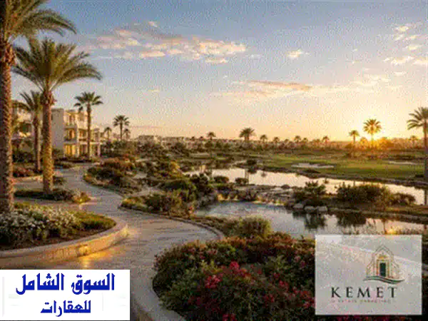 شاليه أحلامك في هاسيندا باي جولف فيوز الساحل الشمالي: أرضي كورنر بجنينة خاصة، فيو مباشر على حمام السباحة - للبيع من المالك مباشرة! 4