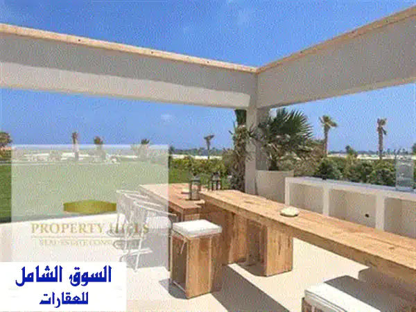 في سيدي حنيش بسعر لقطه علي البحر شاليه من شهاب مظهر متشطب في الساحل 2