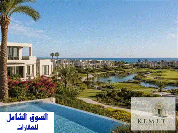 شاليه أحلامك في هاسيندا باي جولف فيوز الساحل الشمالي: أرضي كورنر بجنينة خاصة، فيو مباشر على حمام السباحة - للبيع من المالك مباشرة! 3