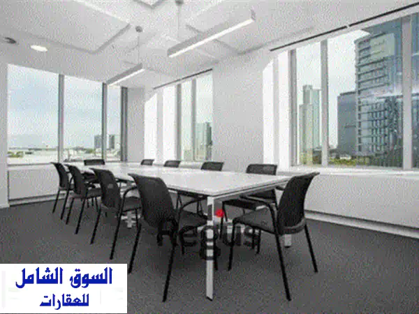 مكتب خاص متكامل ومؤثث 45م² في Enawalks القاهرة الجديدة | مثالي لـ 10 موظفين