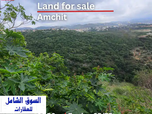 A piece of land in Amchit ارض في عمشيت  Lands for Sale  117025973