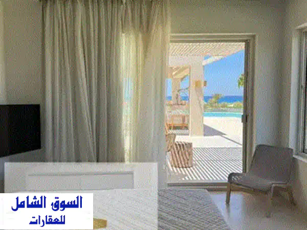 في سيدي حنيش بسعر لقطه علي البحر شاليه من شهاب مظهر متشطب في الساحل 3