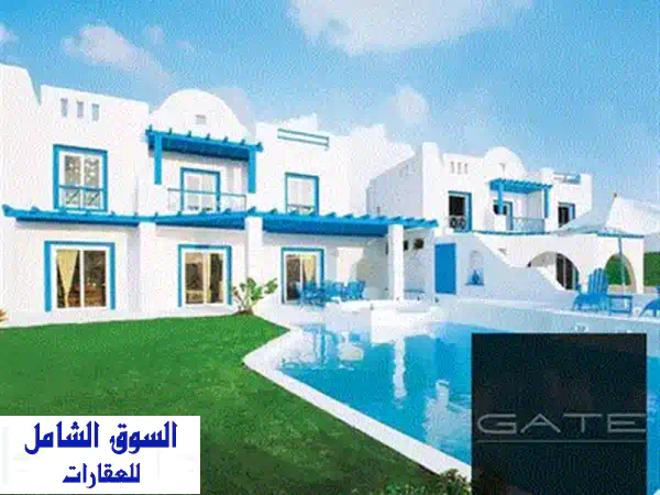 ريسيل  أقل سعر شاليه أرضي 2 غرفة نوم للبيع في ماونتن فيو رأس الحكمة – إطلالة مباشرة على حمام السباحة 4