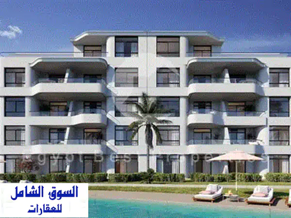 شاليه 3 غرف نوم للبيع فى موقع مميز باطلاله لاجون مميزه  باقساط طويله تصل 10 سنين  بافضل تقسيمه فى جون فى سوديك فى راس الحكمه فى الساحل الشمالى 2