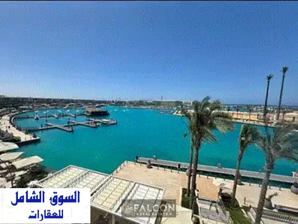 شالية للبيع بفيو بانورامي علي البحر متشطب ultra modern بالتقسيط في سولت salt راس الحكمه 4