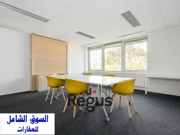 مكتب خاص متكامل ومؤثث 45م² في Enawalks القاهرة الجديدة...