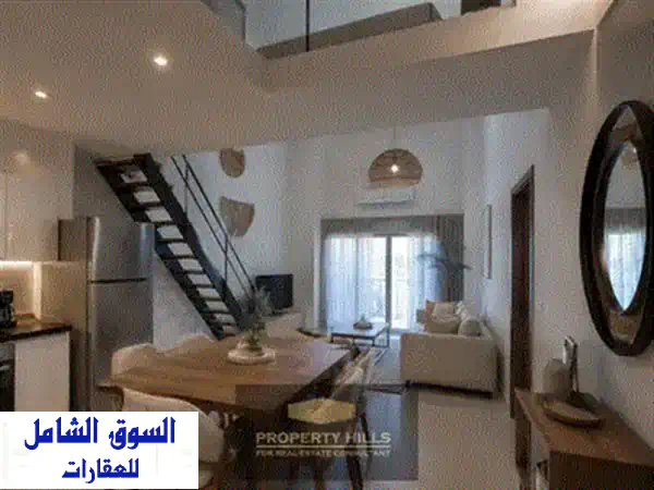 فرصة أخيرة! آخر Loft Double Height فوري في June SODIC رأس الحكمة | استلام صيفي مباشر على البحر