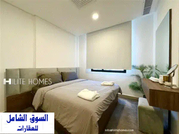 شقة مفروشة بالكامل بغرفة نوم واحدة للإيجار في السالمية، قريبة من شارع الخليج. تحتوي على غرفة معيشة، ...