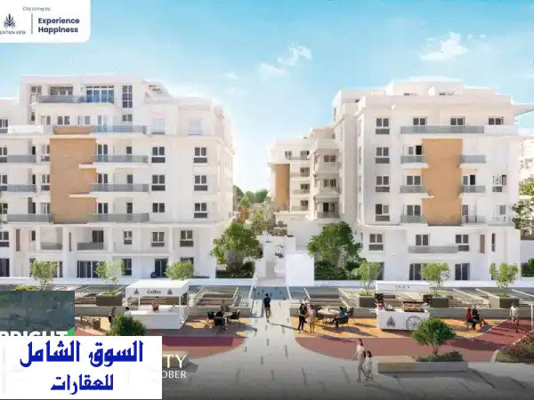 بسعر لا يسبق استلم فورا  شقه 140 م  3 غرف نوم  ب موقع مميز جدا  ف اي سيتي اكتوبر _ Icity october