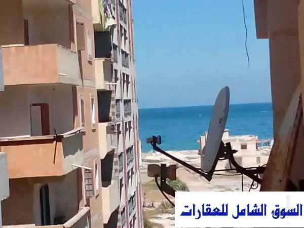 شقة ترى البحر بالإسكندرية للإيجار اليومى بالكيلو...