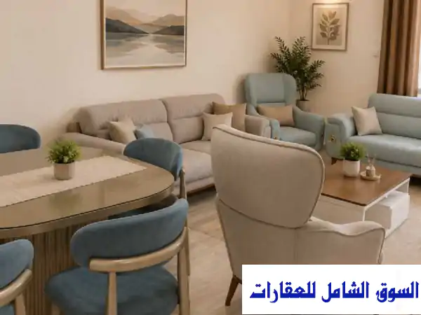 شقة مفروشة المنصورة الجديدة جنة 1 ثلاث غرف نوم...