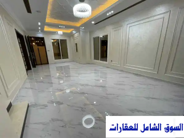 فيلا كلاسيك فاخرة للإيجار في حي الزاهية أول ساكن عجمان