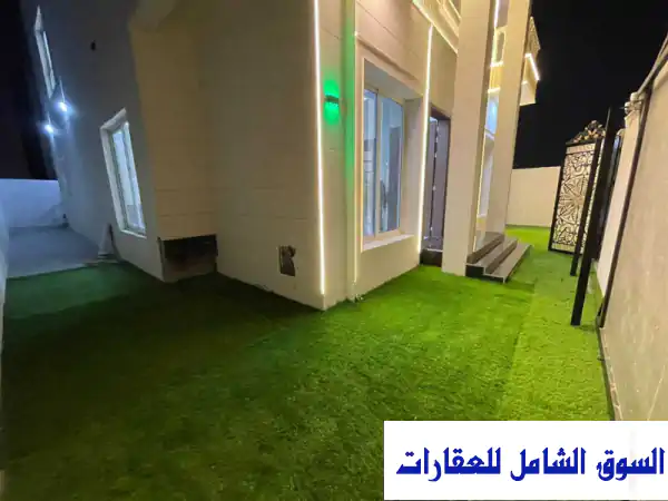 فيلا كلاسيك فاخرة للإيجار في حي الزاهية أول ساكن عجمان