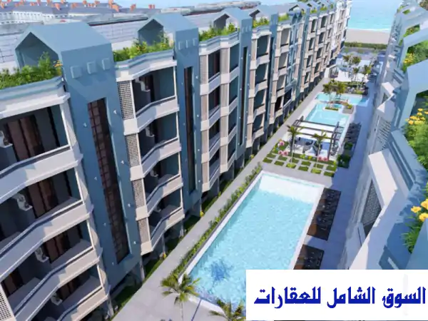ستوديو 45 متر مميز على الممشي السياحي استلام 2027 تشطيب كامل بكمبوند Hurghada Heights بالغردقة تقسيط للبيع في الغردقة البحر الأحمر