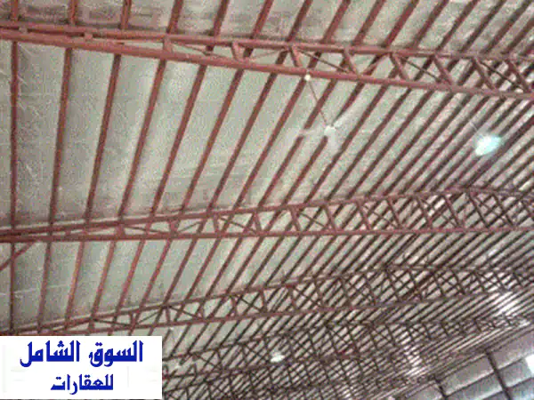 للإيجار مخزن في ميناء عبدالله، المساحة 2500 متر مربع، الارتفاع 8 أمتار، مرخص من الاطفاء والبلدية، ...
