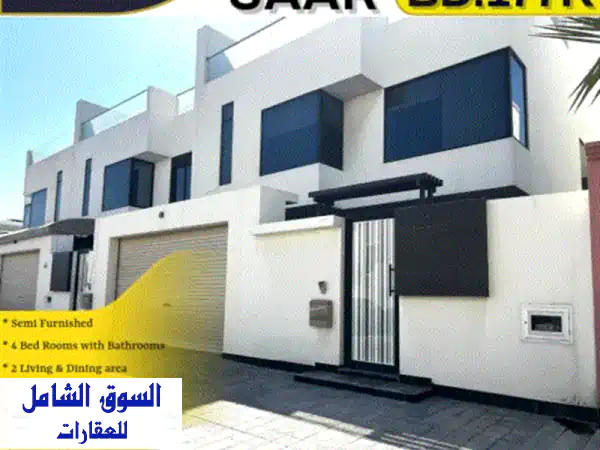 فيلا حديثة فاخرة نصف مفروشة للبيع في سار  177000...