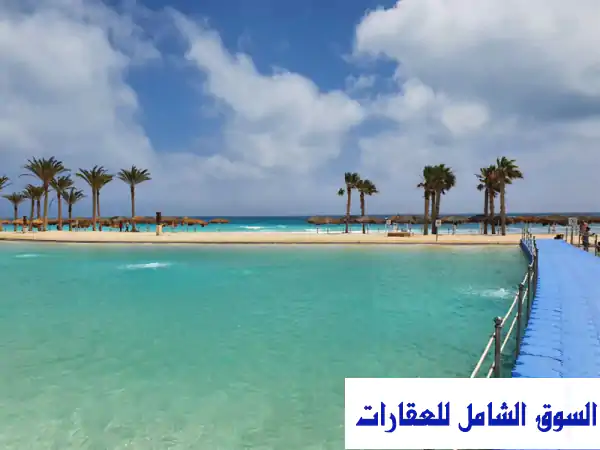 شالية للبيع 141 متر في هاسيندا ووترز الساحل الشمالي بتشطيب كامل بالتكييفات تقسيط الإسكندرية 3