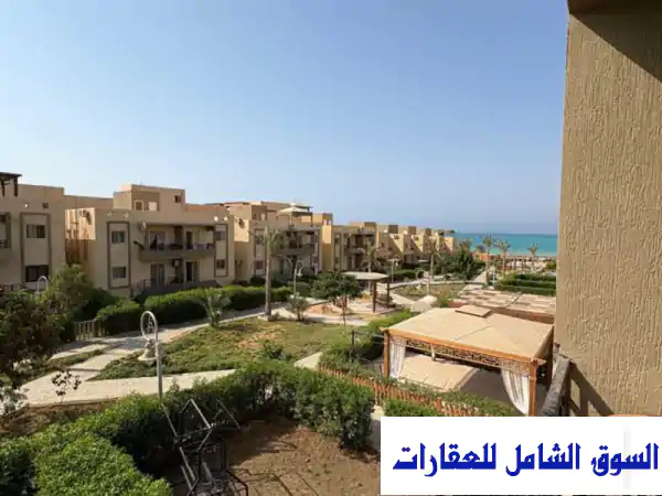 شالية صف اول للبحر للإيجار بقرية موسي كوست مفروشة...