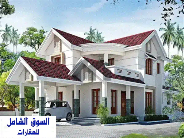 للبيع فيلتين على أرض واحدة في السعادة  كل فيلا عبارة...