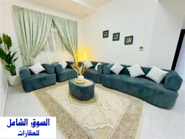 غرفة وصالة مفروشة في عجمان للإيجار الشهري...