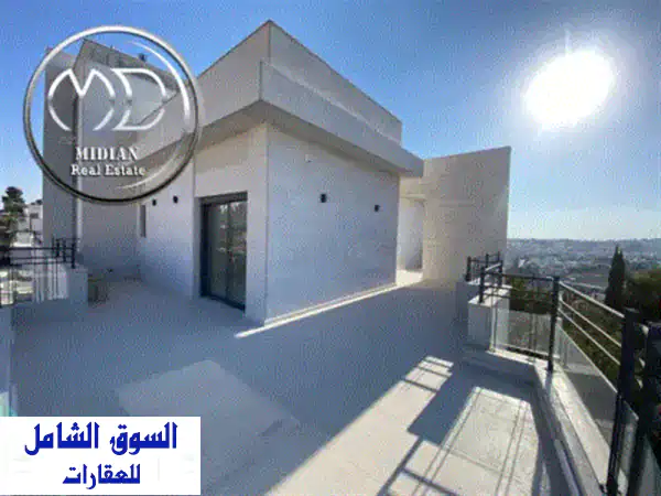 رقم الاعلان 8637 رووف جديد فارغ للإيجار خلدا مساحة 340م...