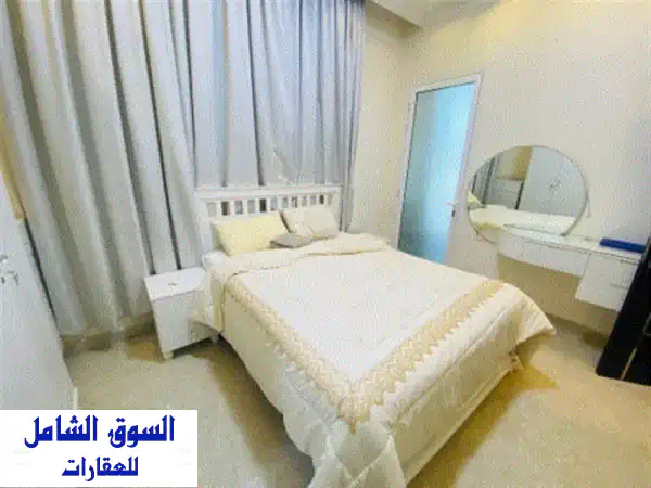 شقة مفروشة للإيجار الشهري في الروضة عجمان. غرفتين وصالة مفروشة بالكامل تضم 2 حمام وبلكونه ومطبخ ...